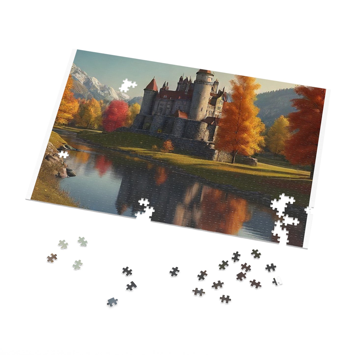 River Castle Jigsaw Puzzle (110,500,1000-Piece)