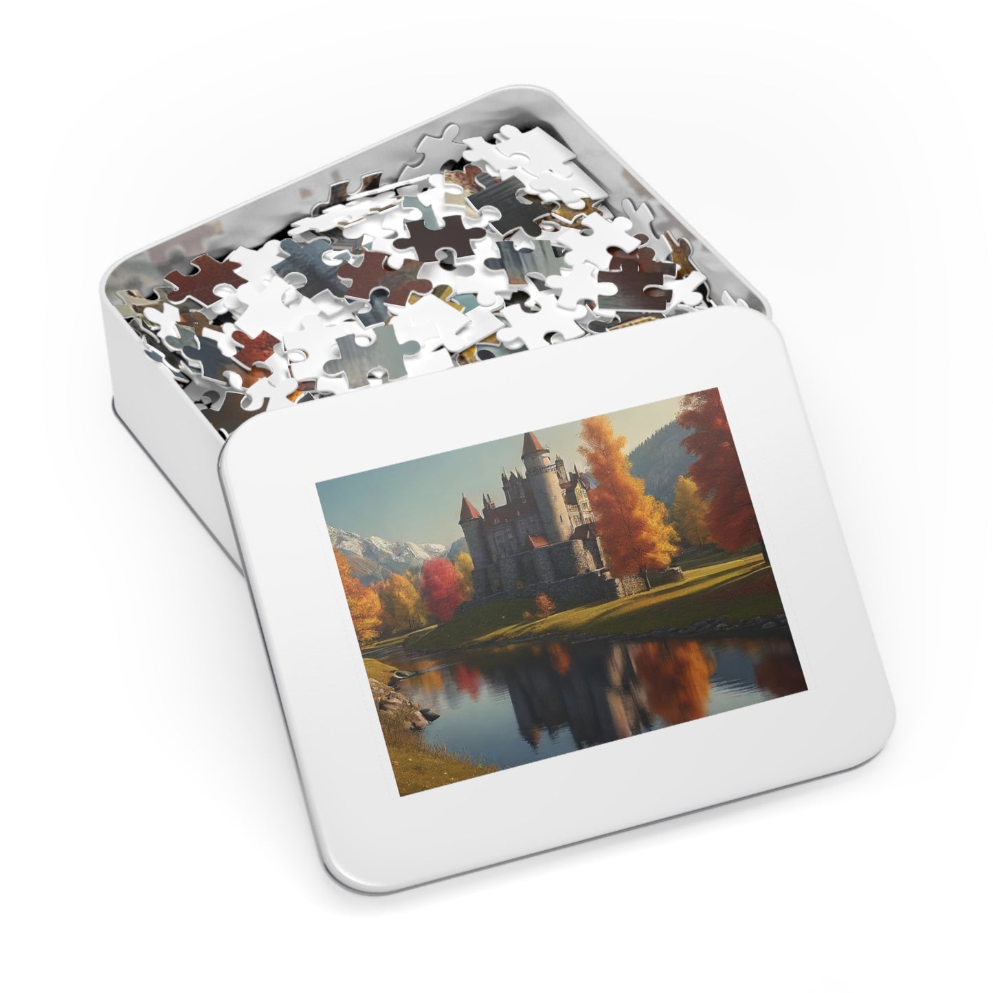 River Castle Jigsaw Puzzle (110,500,1000-Piece)