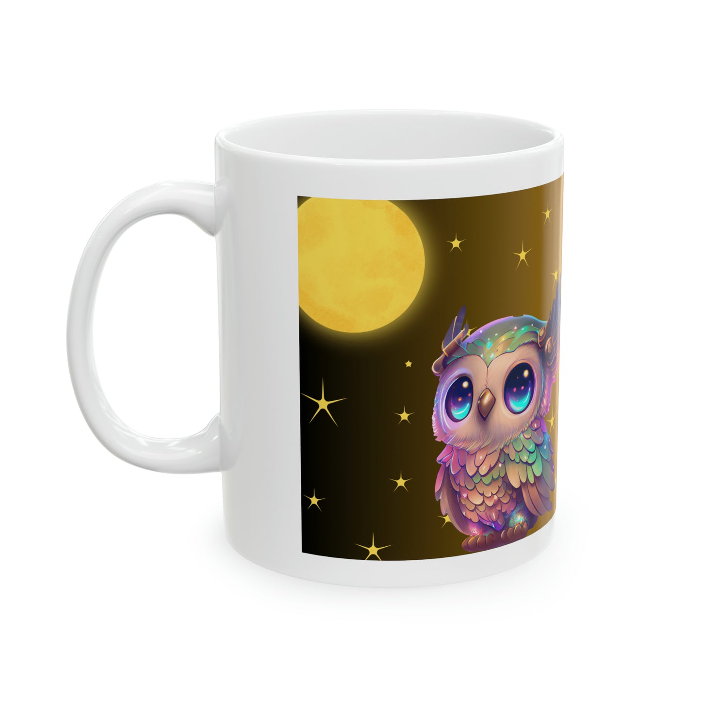 Colorful Owl Mug, 11oz