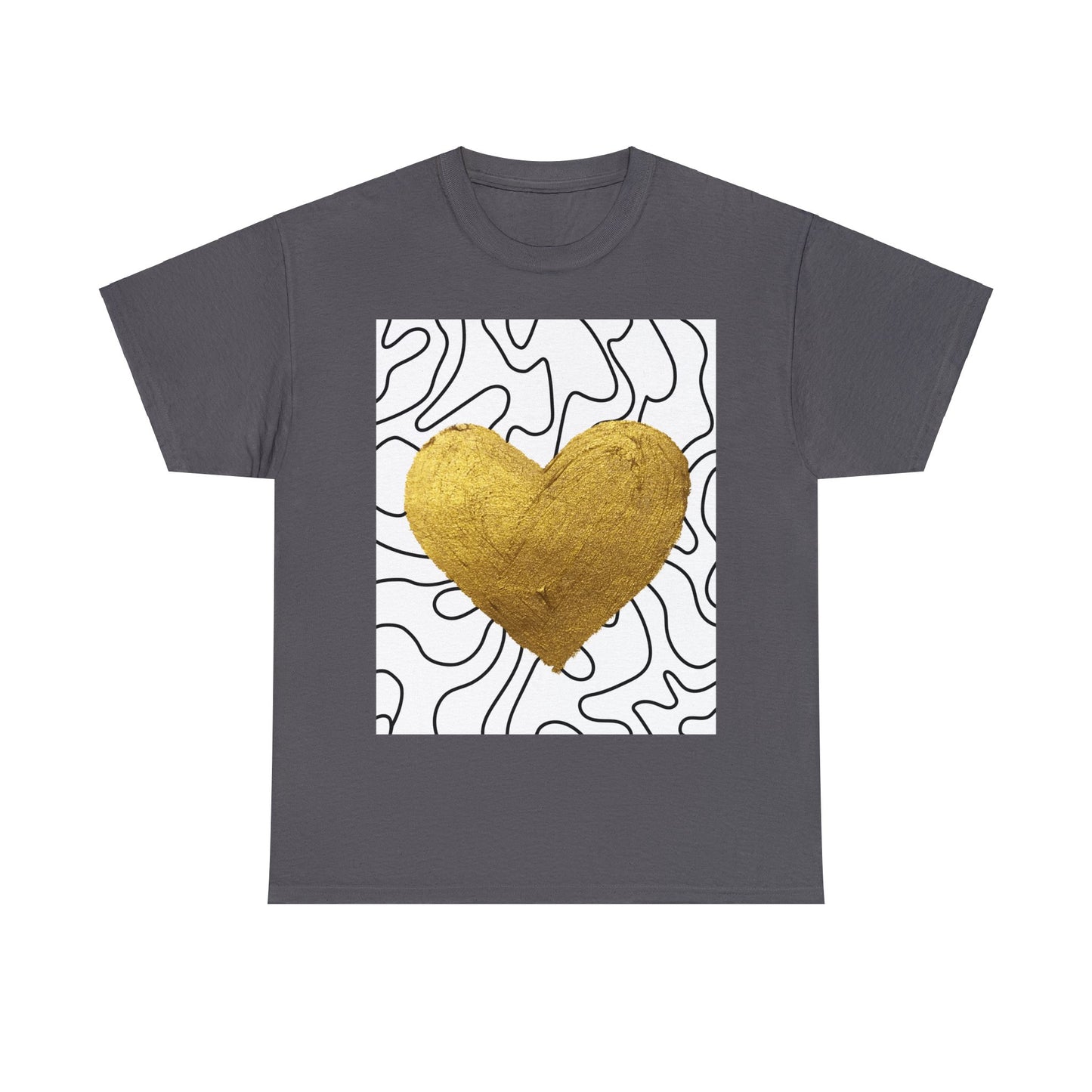 golden heart tee