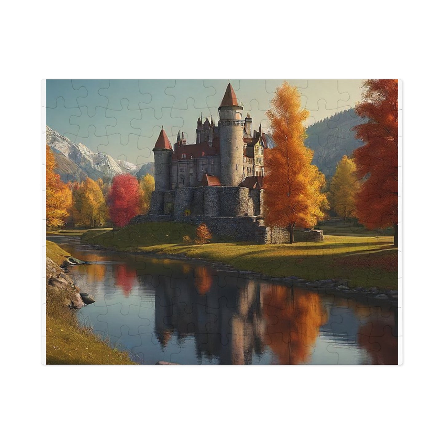 River Castle Jigsaw Puzzle (110,500,1000-Piece)