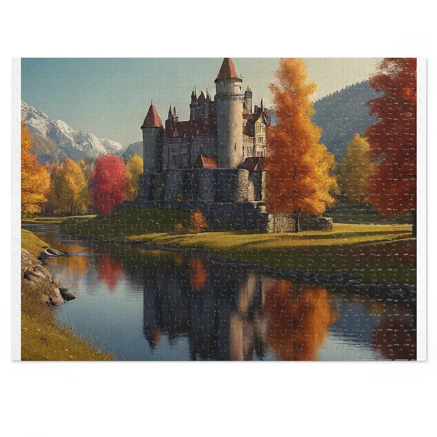 River Castle Jigsaw Puzzle (110,500,1000-Piece)