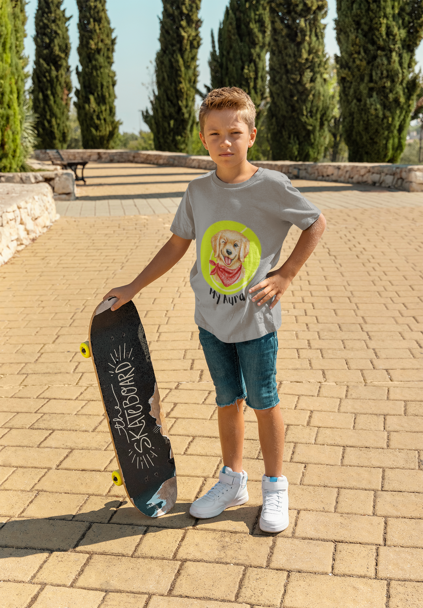 Kids Dog Aura Tee