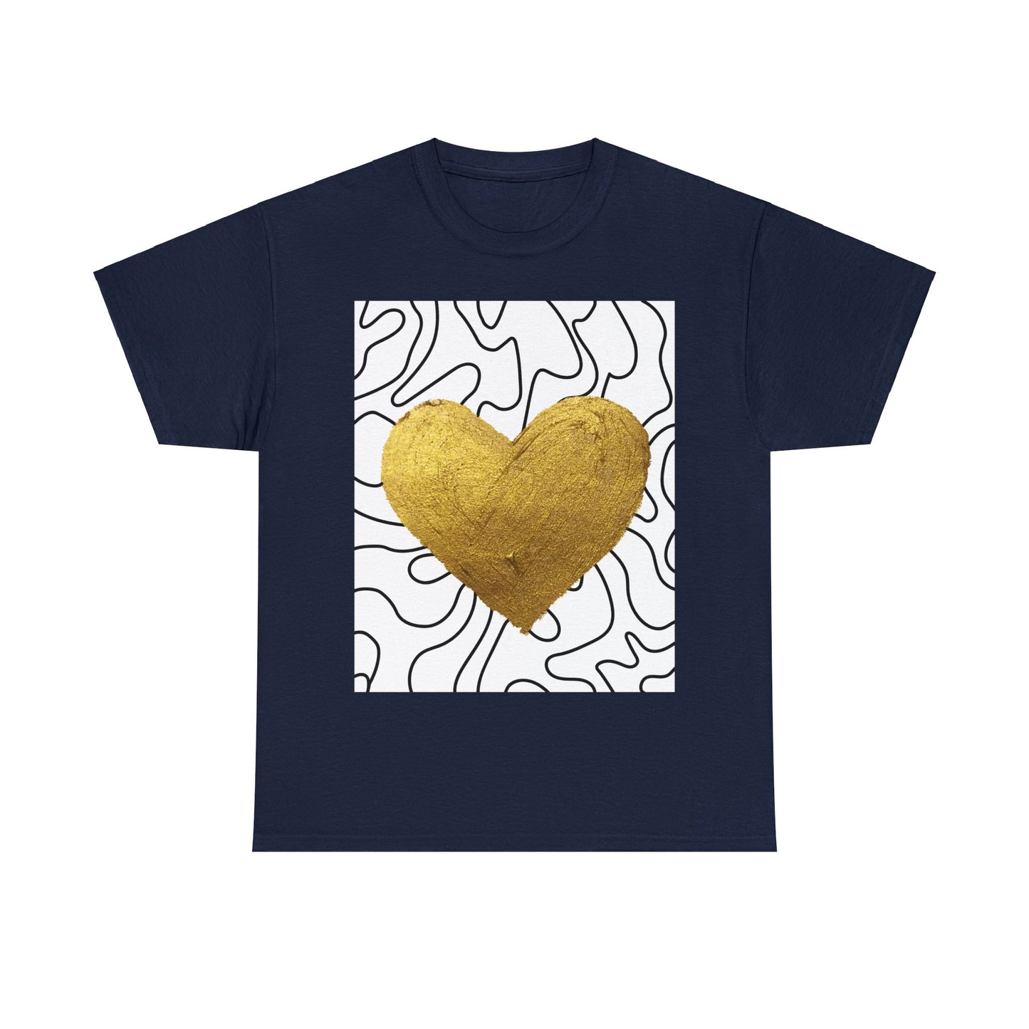 golden heart tee