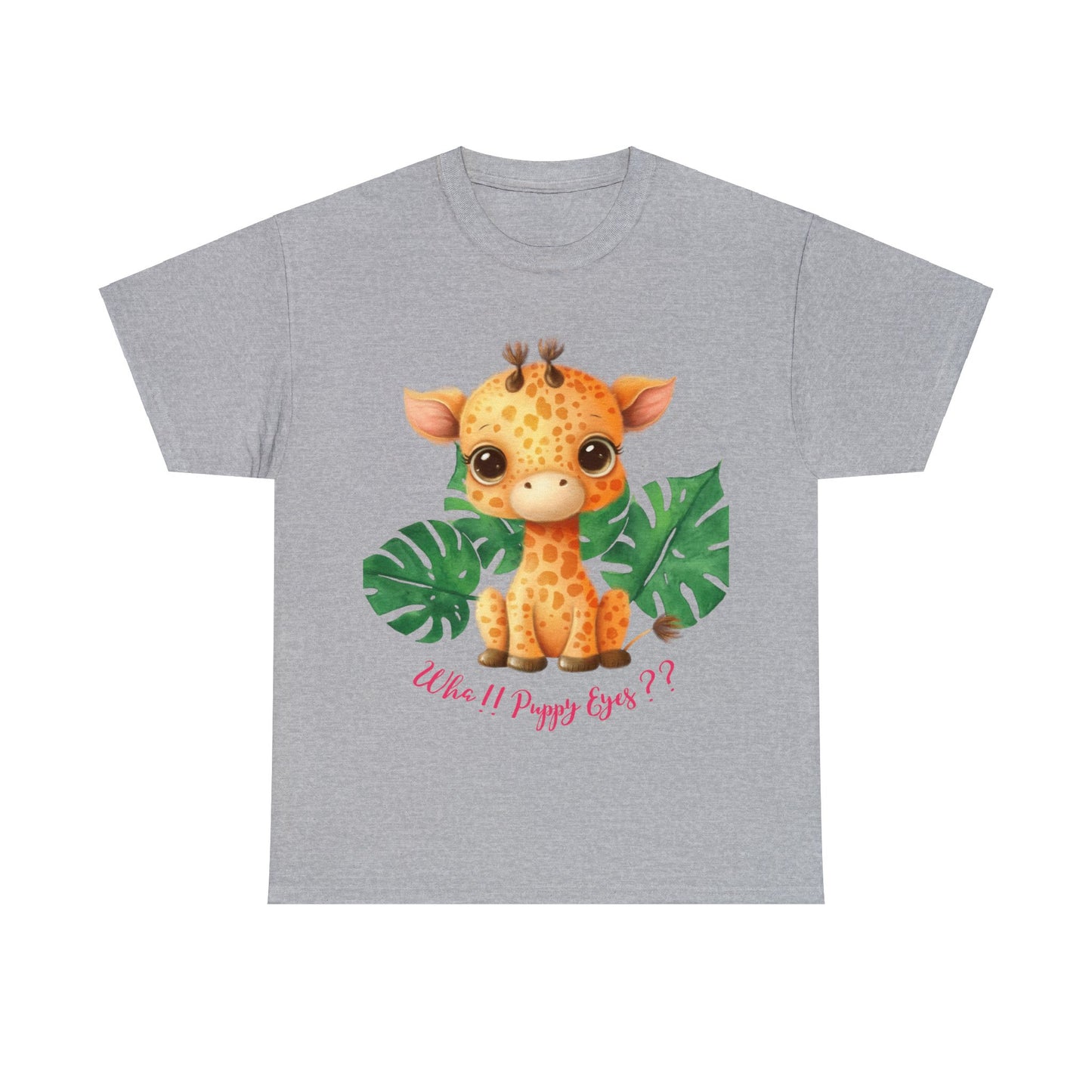 Baby Giraffe puppy eyes tee