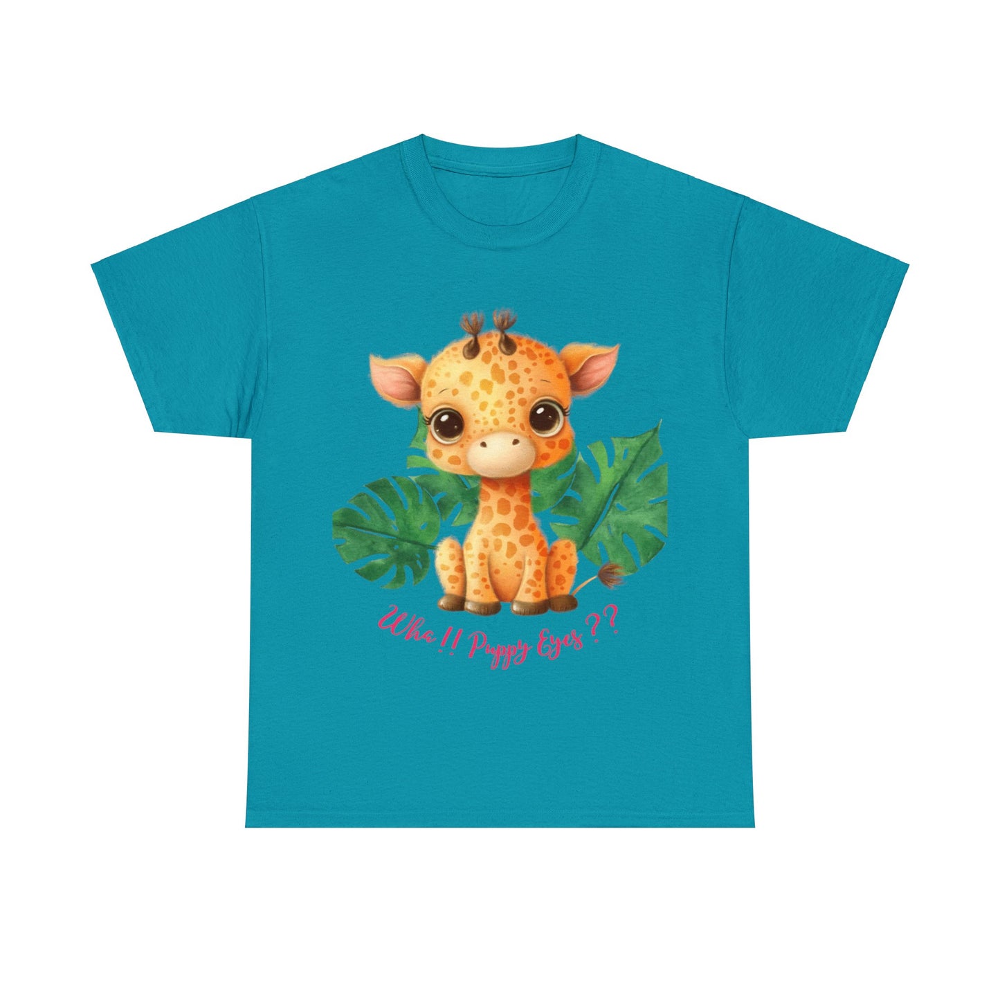 Baby Giraffe puppy eyes tee