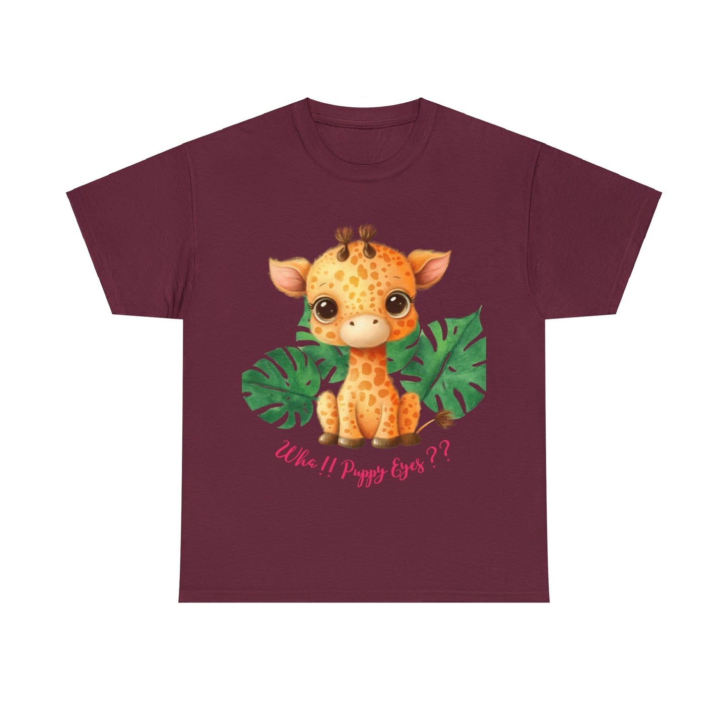 Baby Giraffe puppy eyes tee