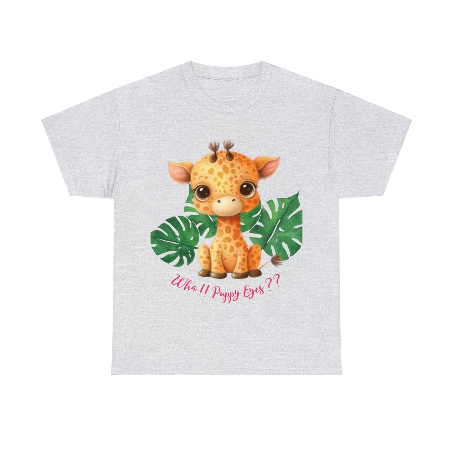 Baby Giraffe puppy eyes tee