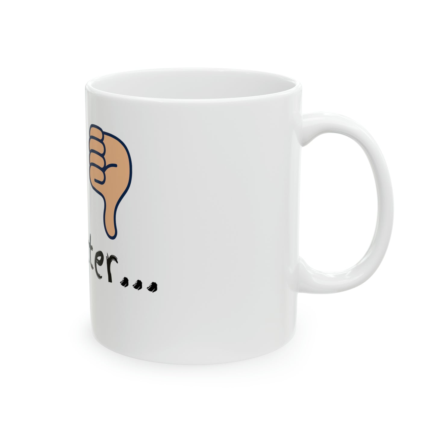 Decaf !?! Not a Quitter Ceramic Mug, 11oz