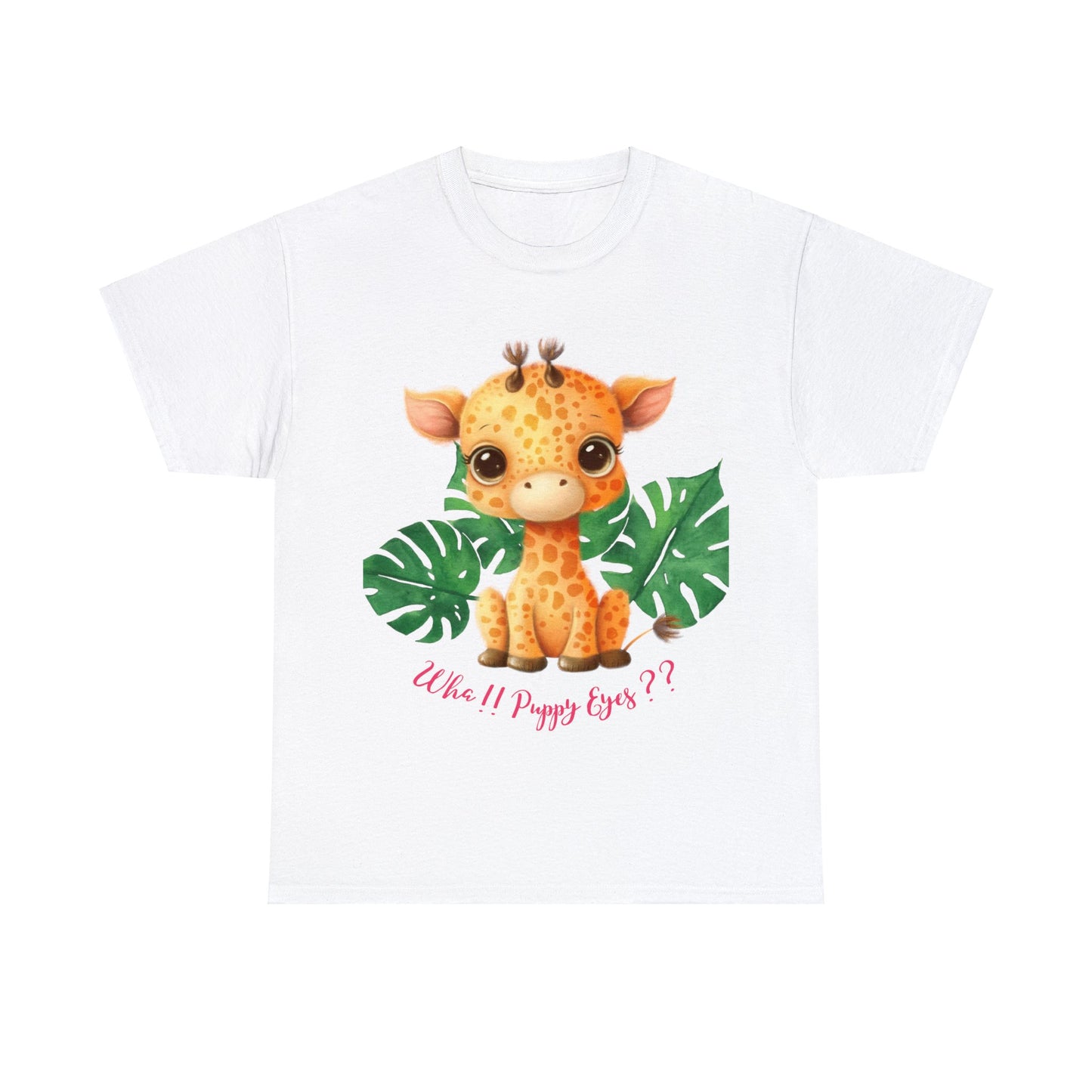 Baby Giraffe puppy eyes tee