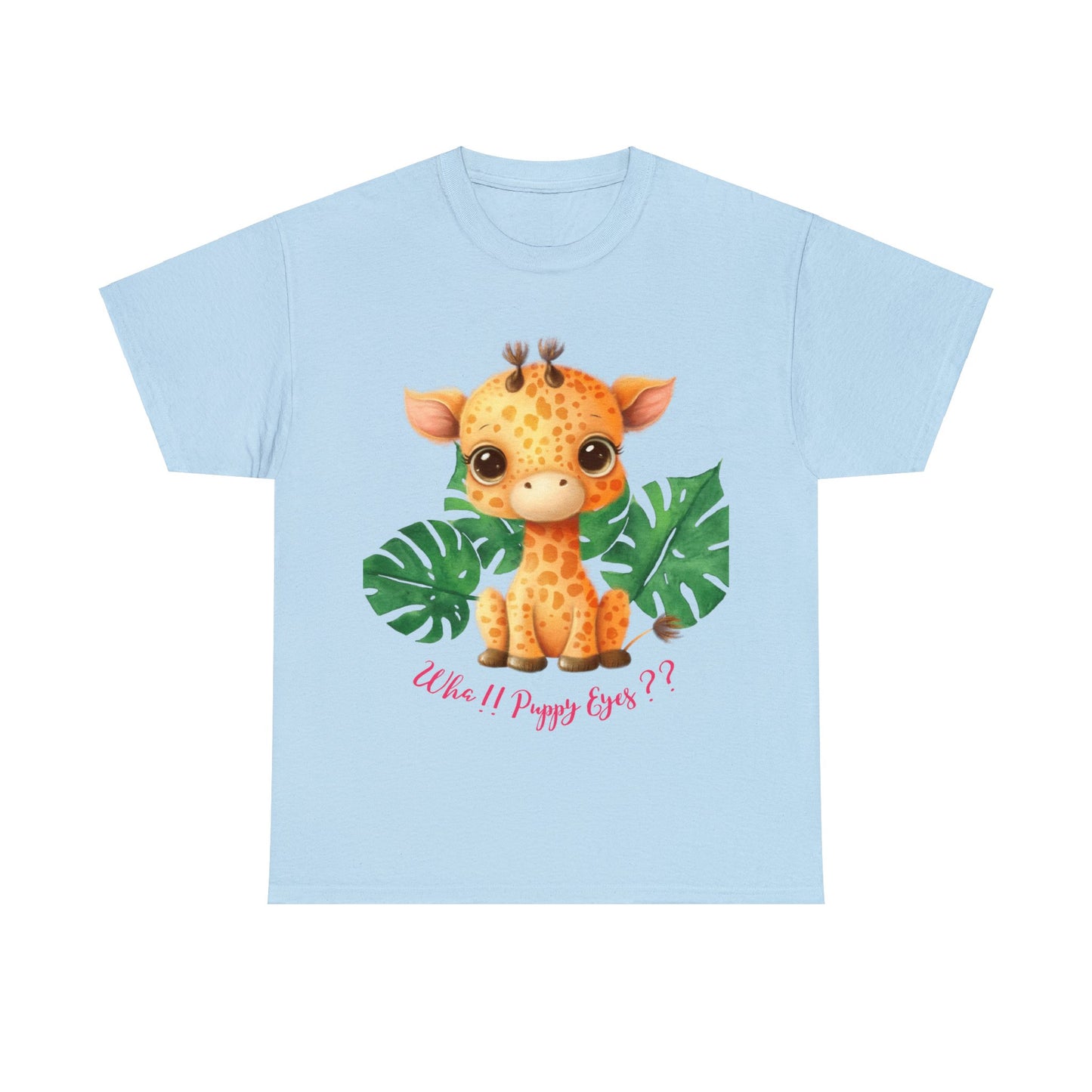 Baby Giraffe puppy eyes tee