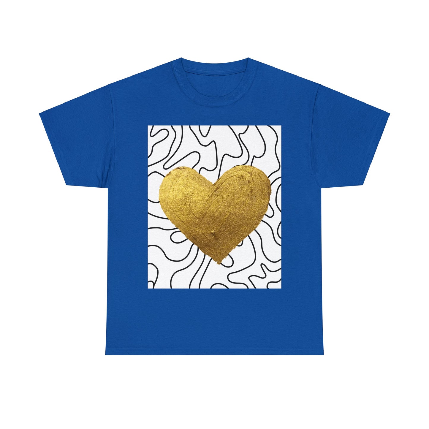 golden heart tee