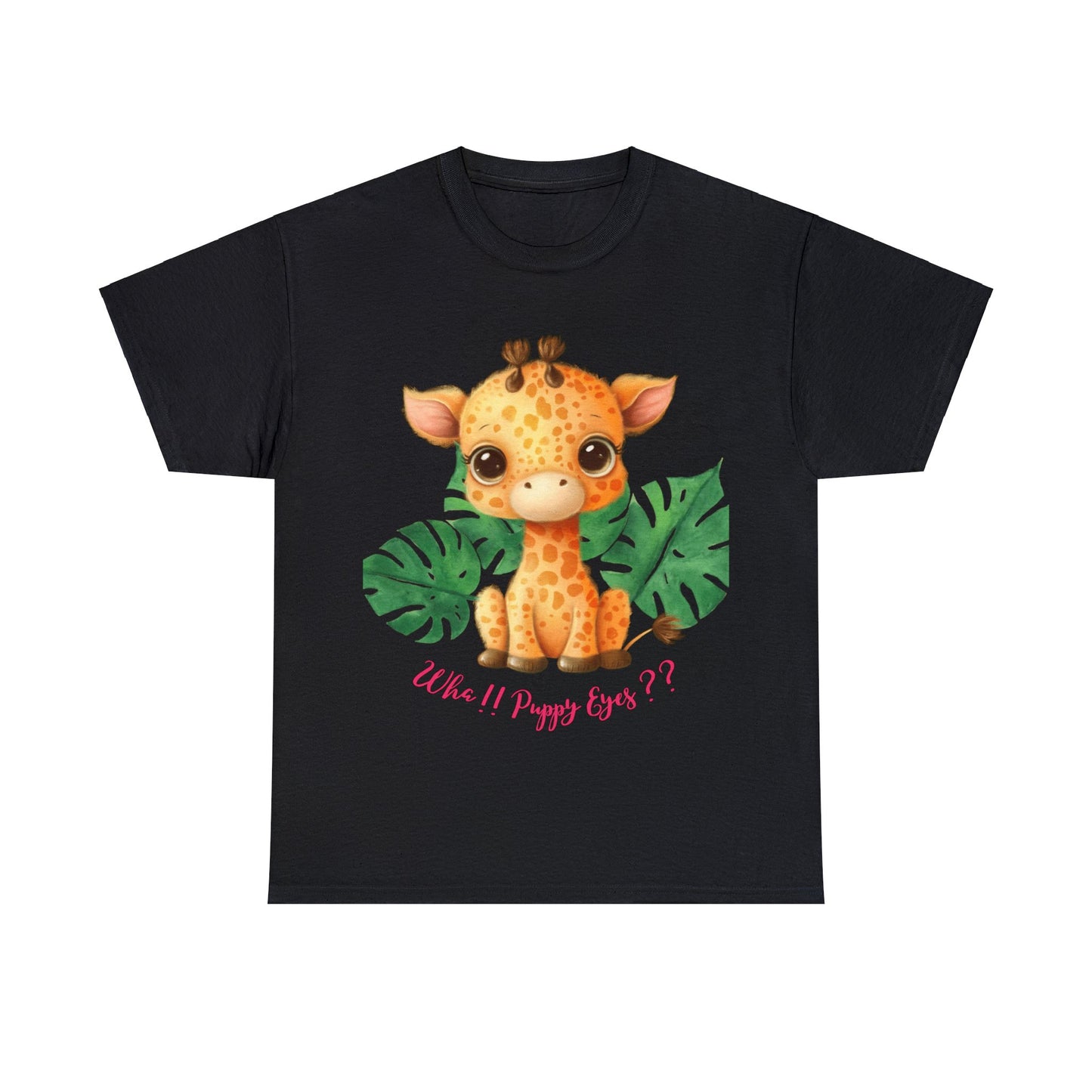 Baby Giraffe puppy eyes tee