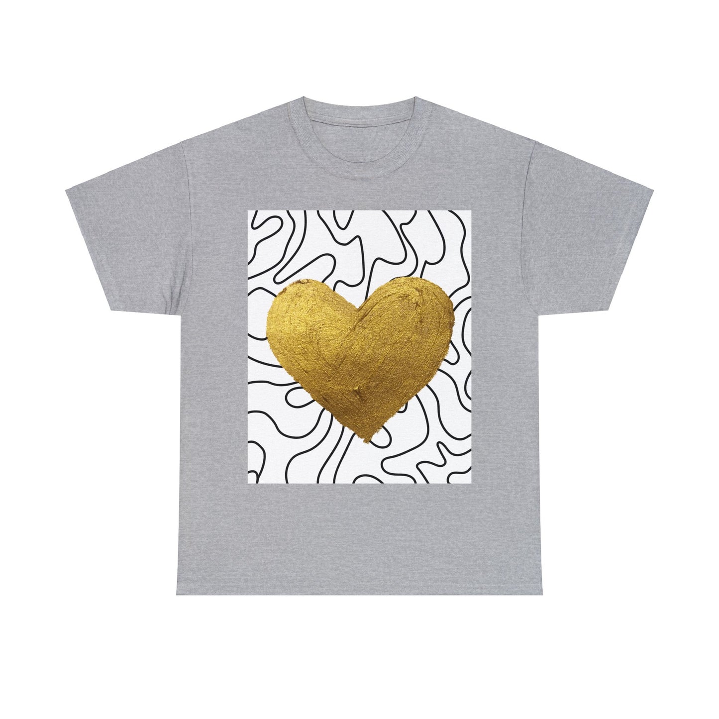 golden heart tee