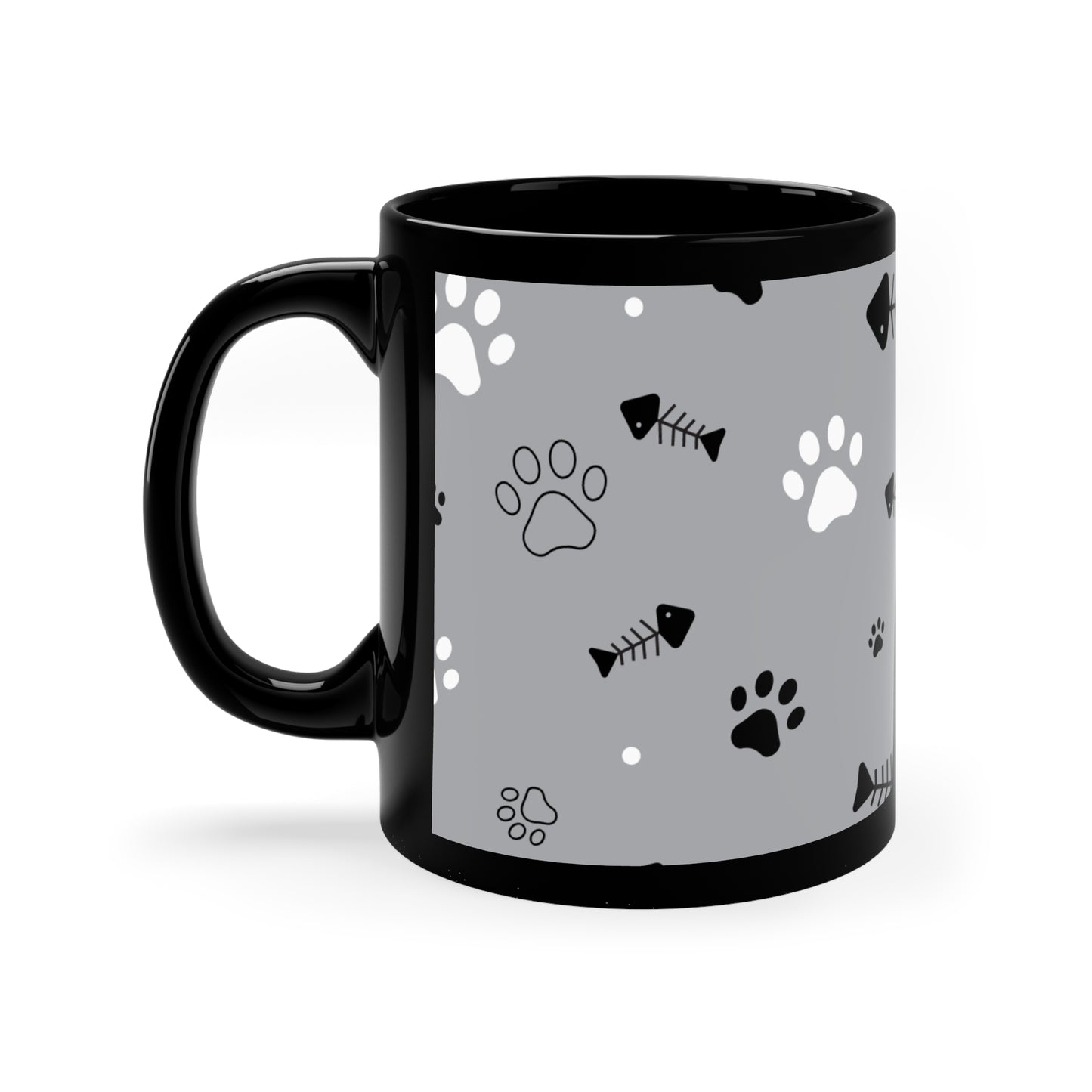 Black Coffee Mug, 11oz