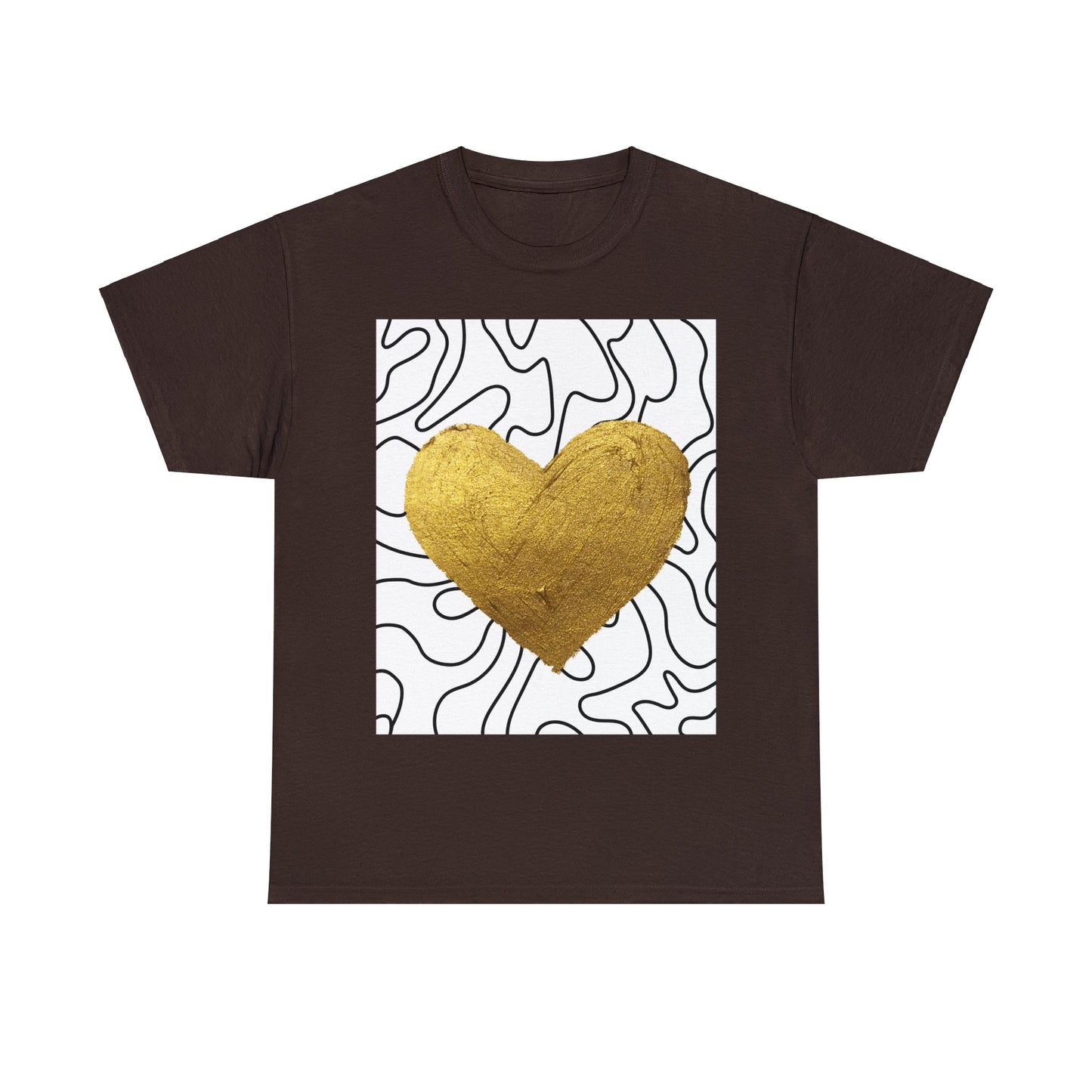 golden heart tee